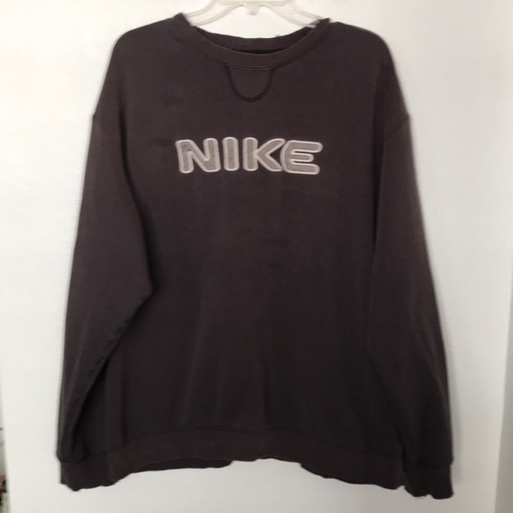 Nike Other - NIKE SWEATSHIRT HEATHER GREY XL DISTRESSED ON THE COLLOR AND SLEEVES AS SHOWN